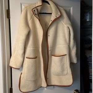 NWT Madewell Sherpa Jacket small